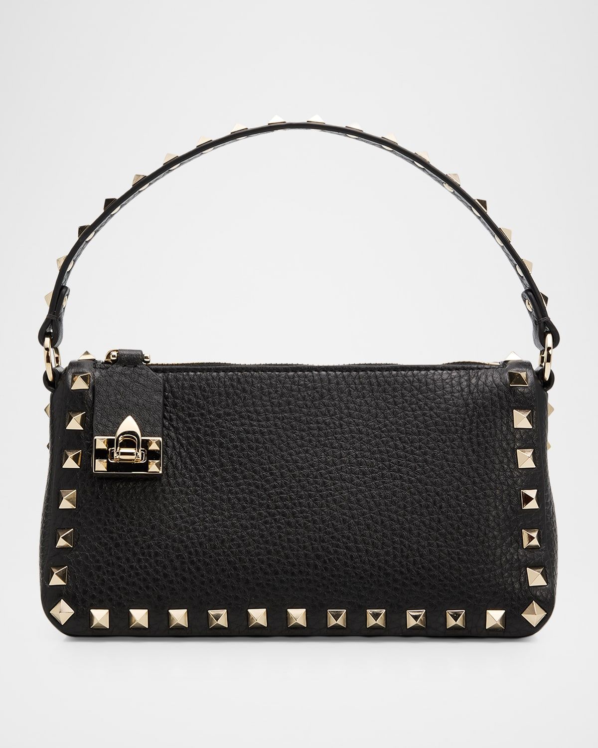 Small Rockstud Leather Crossbody Bag
