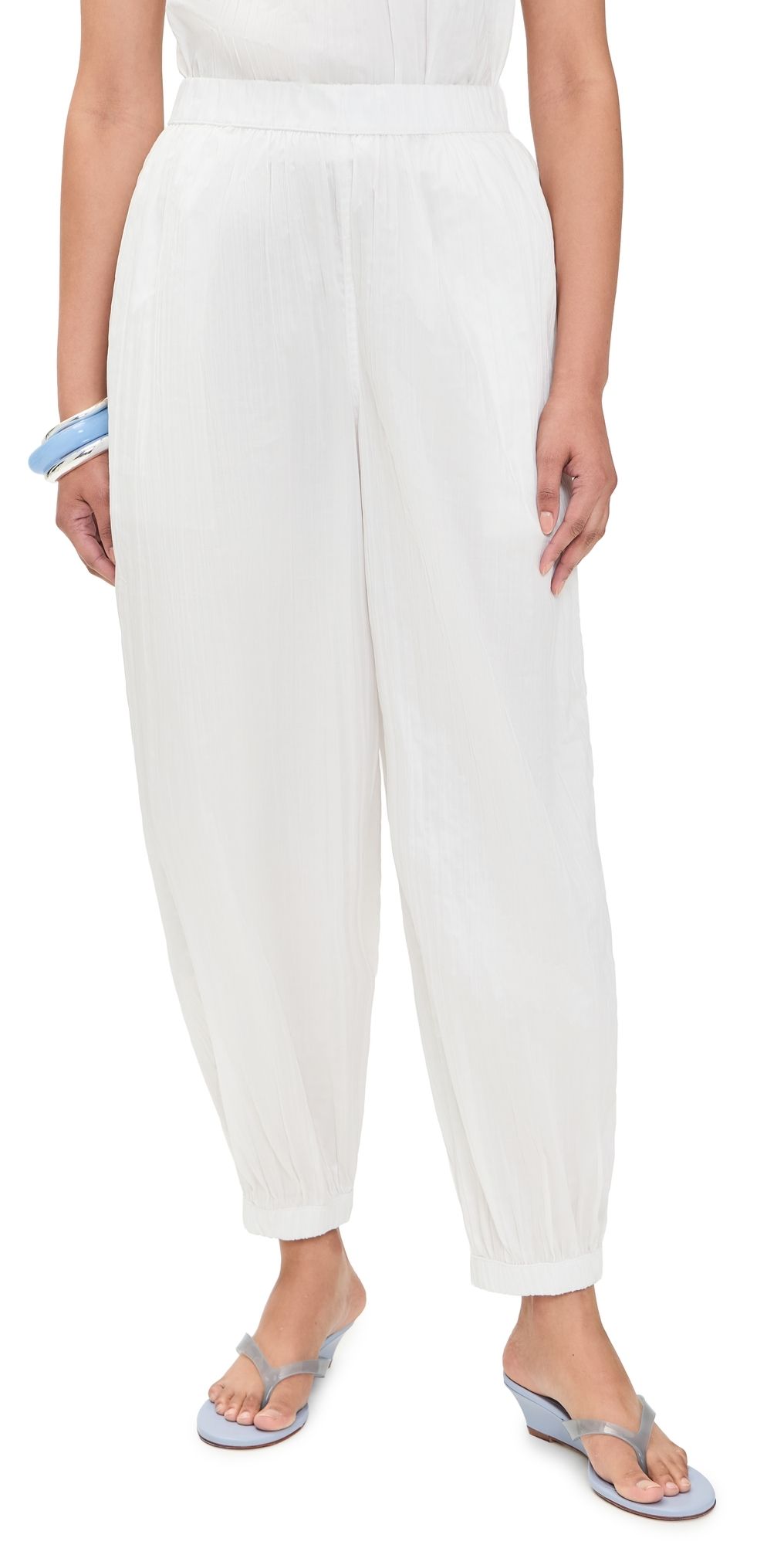 The Line by K Louis Genie Pants White XS