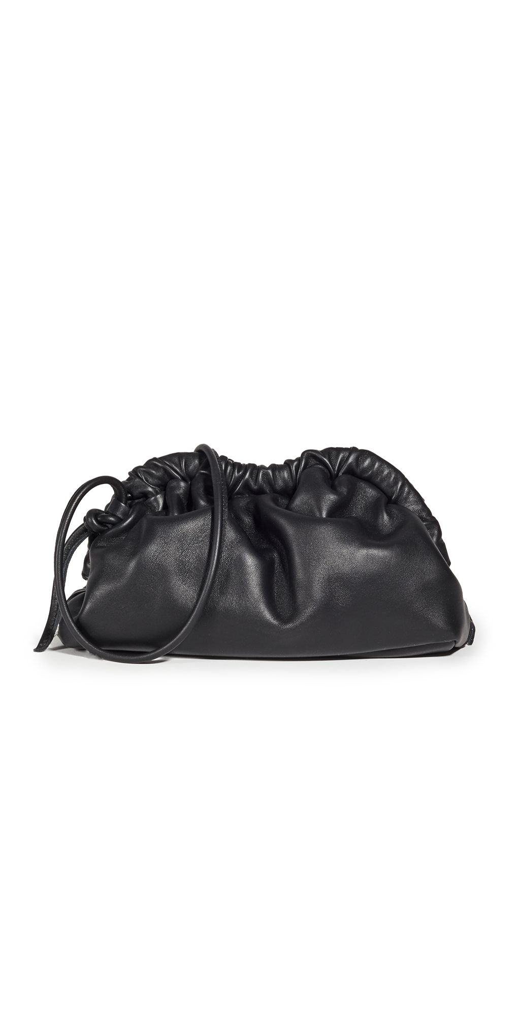 Mansur Gavriel Mini Cloud Clutch Black/Flamma One Size