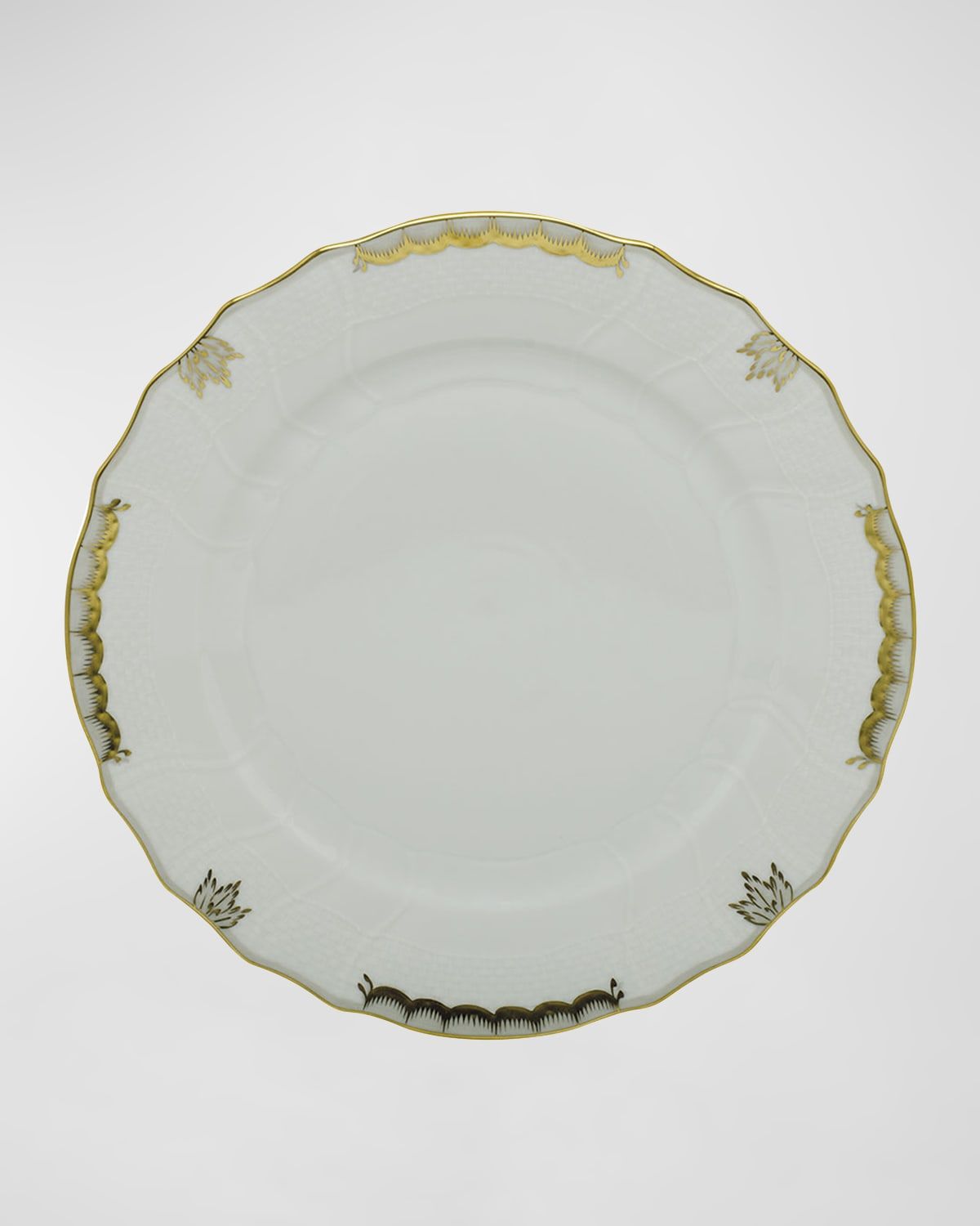 Princess Victoria Gray Dinner Plate