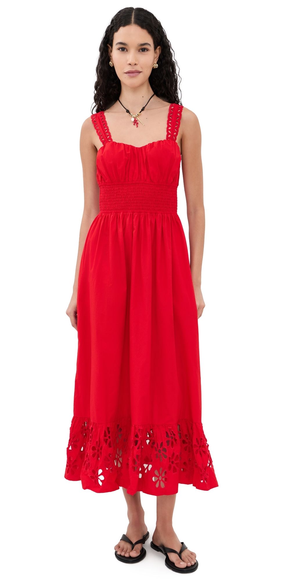 RAILS Moira Dress Scarlet XXS