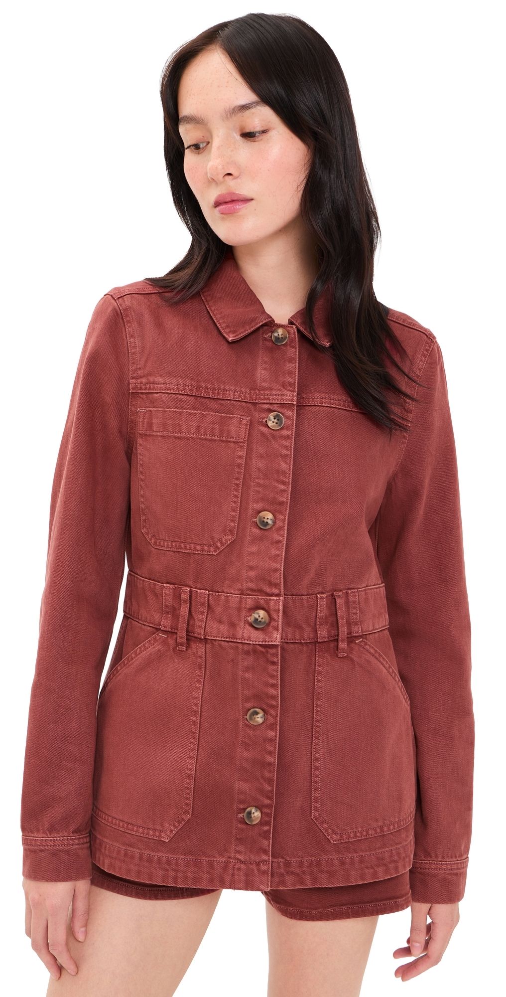 Veronica Beard Jean Anzu Jacket Rust M