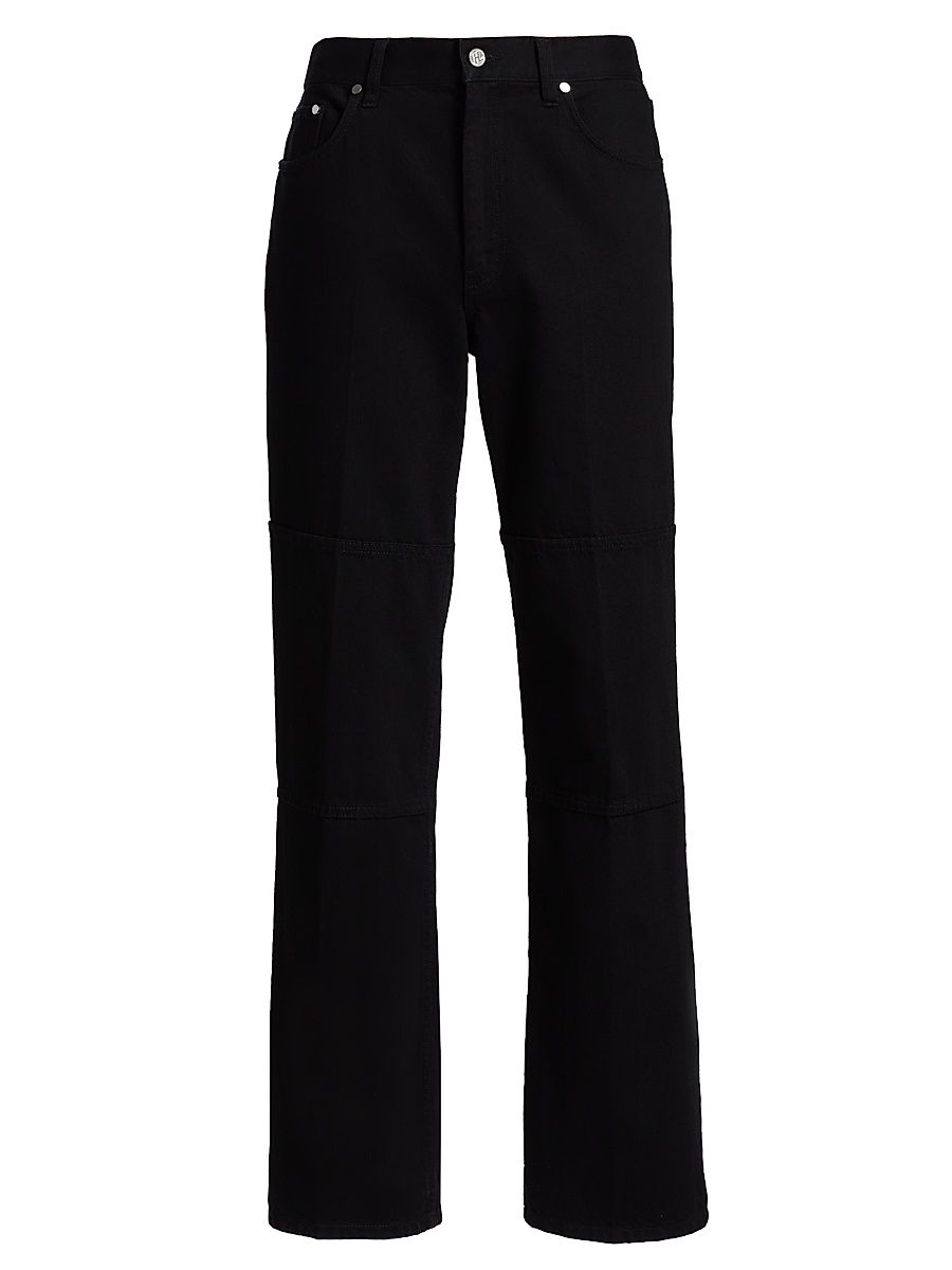 Men's Zip Carpenter Jeans - Rinsed Black - Size 36