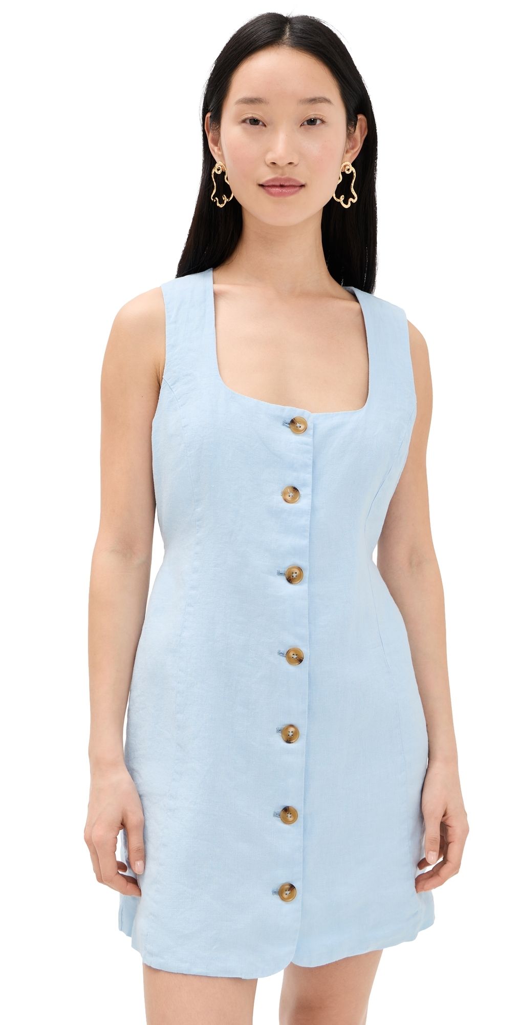 BLANKNYC Sea Breeze Midi Dress Sea Breeze (Light Blue) S