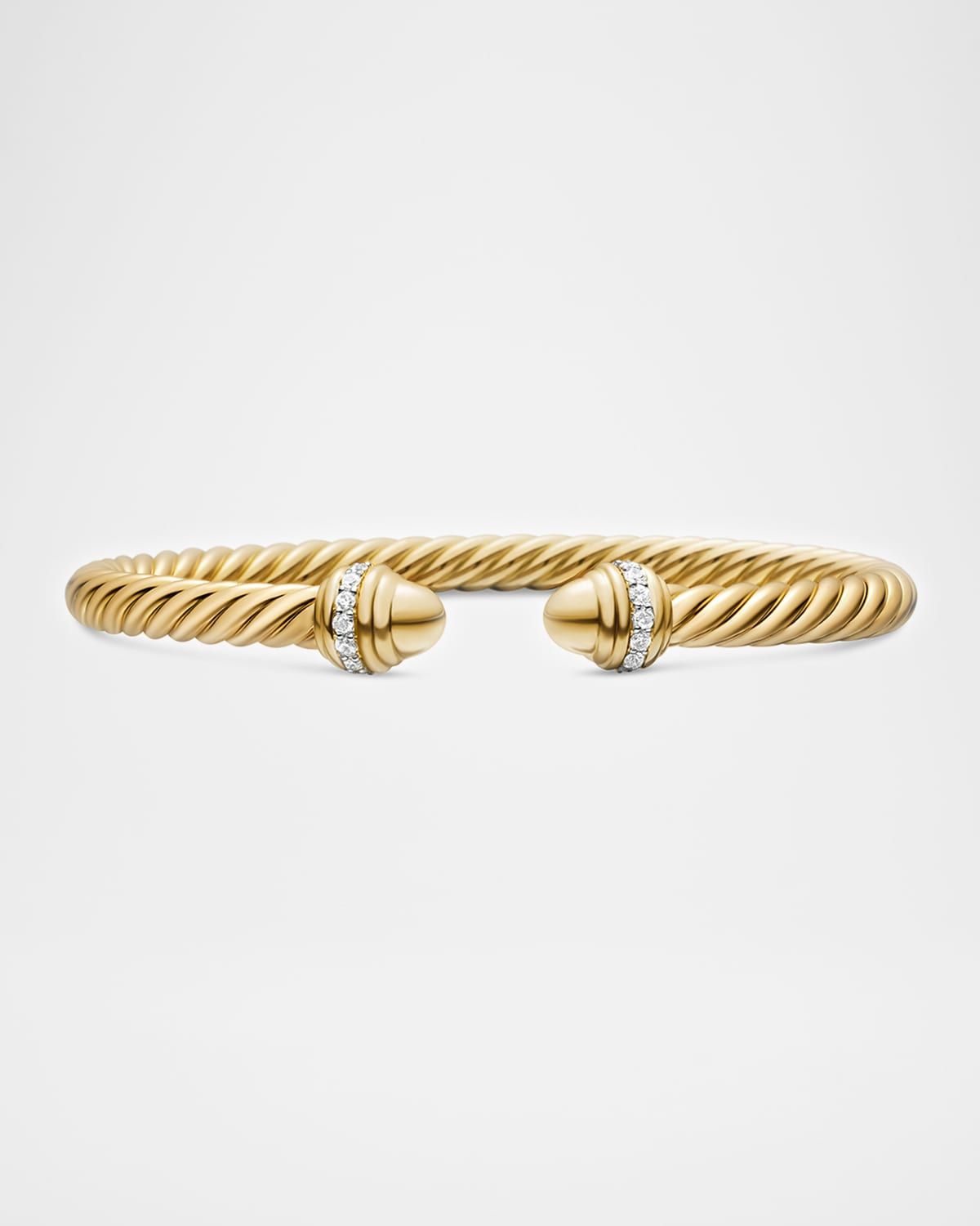 Cable Classics Bracelet with Diamonds in 18K Gold