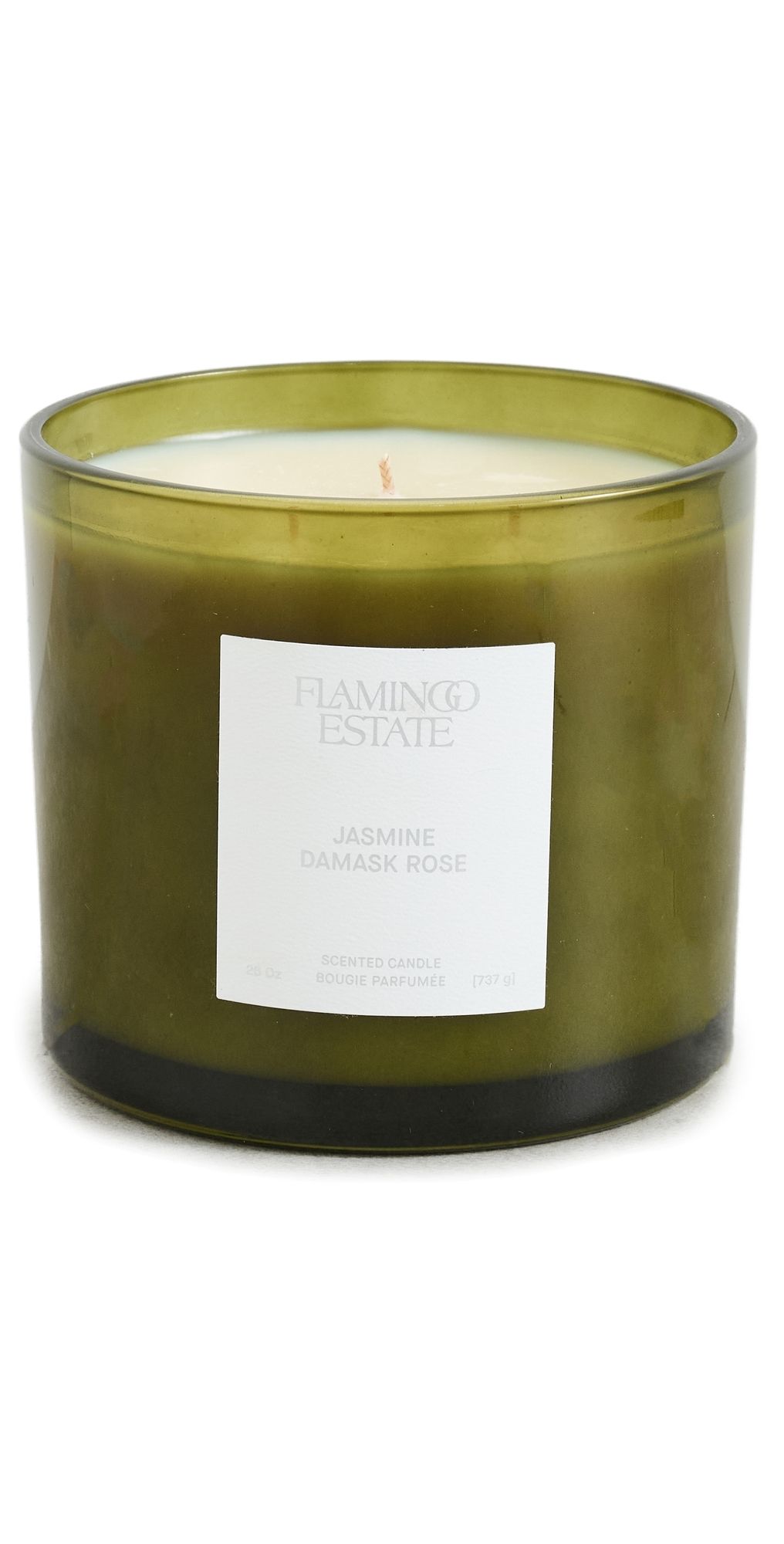 Flamingo Estate Blooming Jasmine and Rose XL Candle Green One Size
