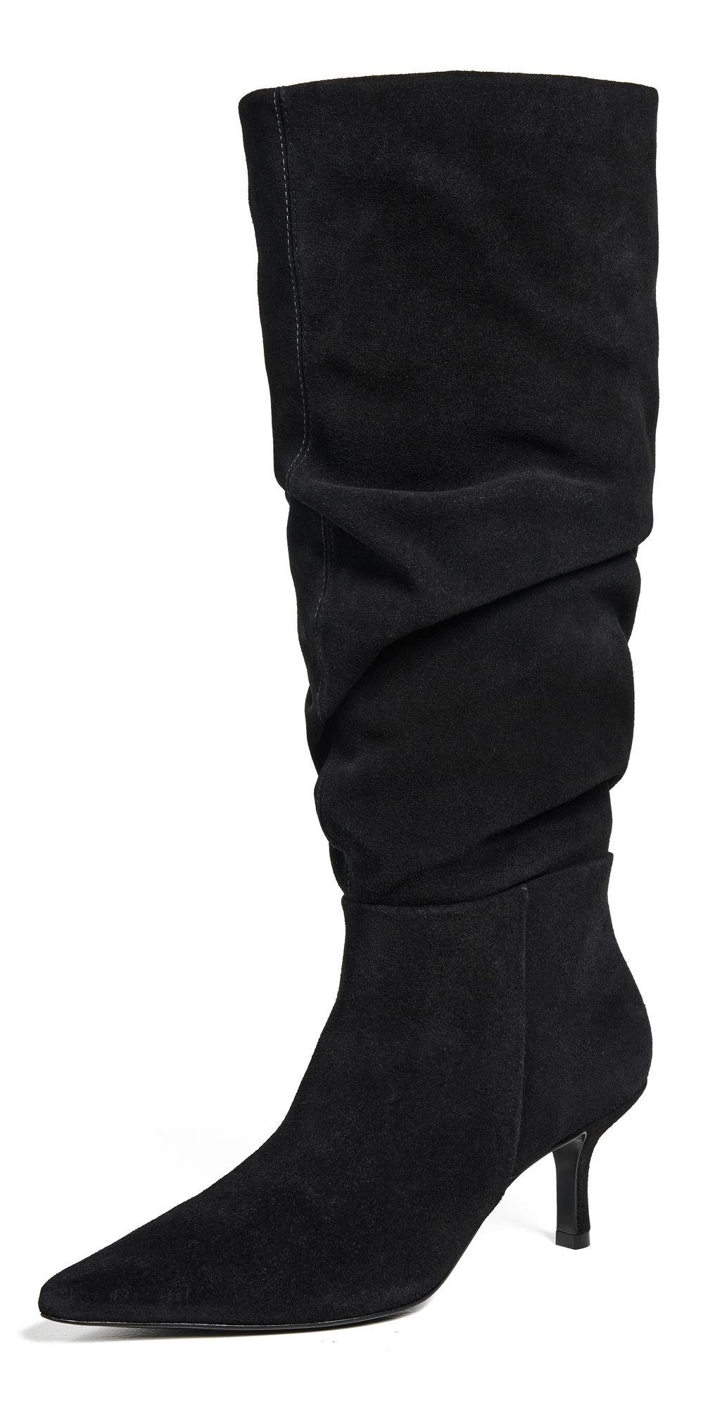 SIMKHAI Jordi Suede Slouch Boots Black 40