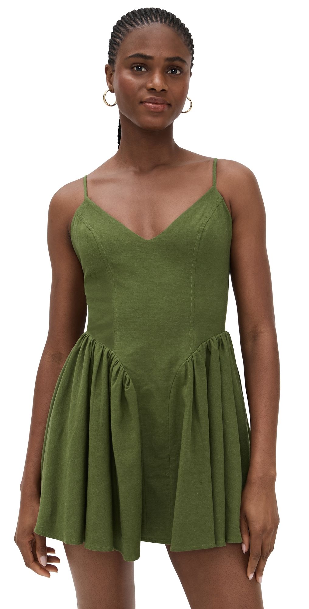Seven Wonders Poppy Mini Dress Khaki S