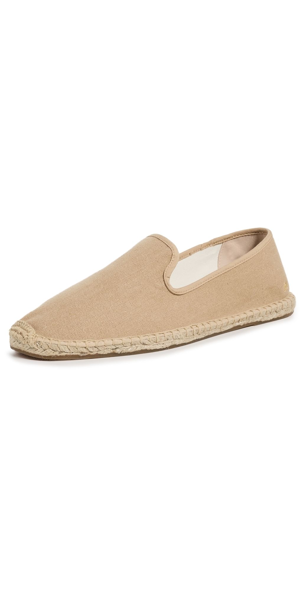 Soludos Smoking Slipper Espadrilles Cafe Taupe/Tonal 12-12.5