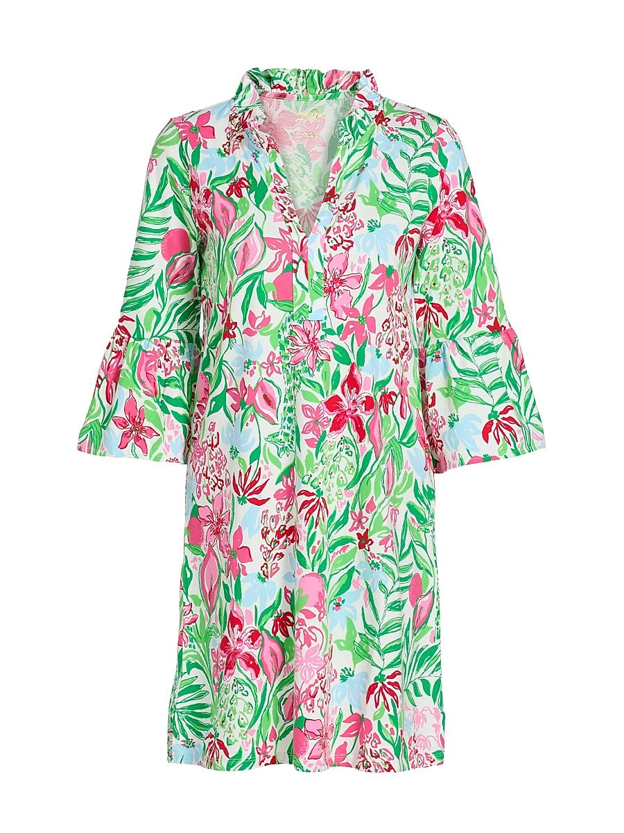 Women's Hayes Glowinig Gardens Minidress - Multi Glowing Gardens - Size XL