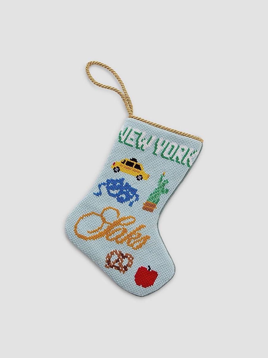 Bauble Stockings x Sainty Nelsen NYC Stocking