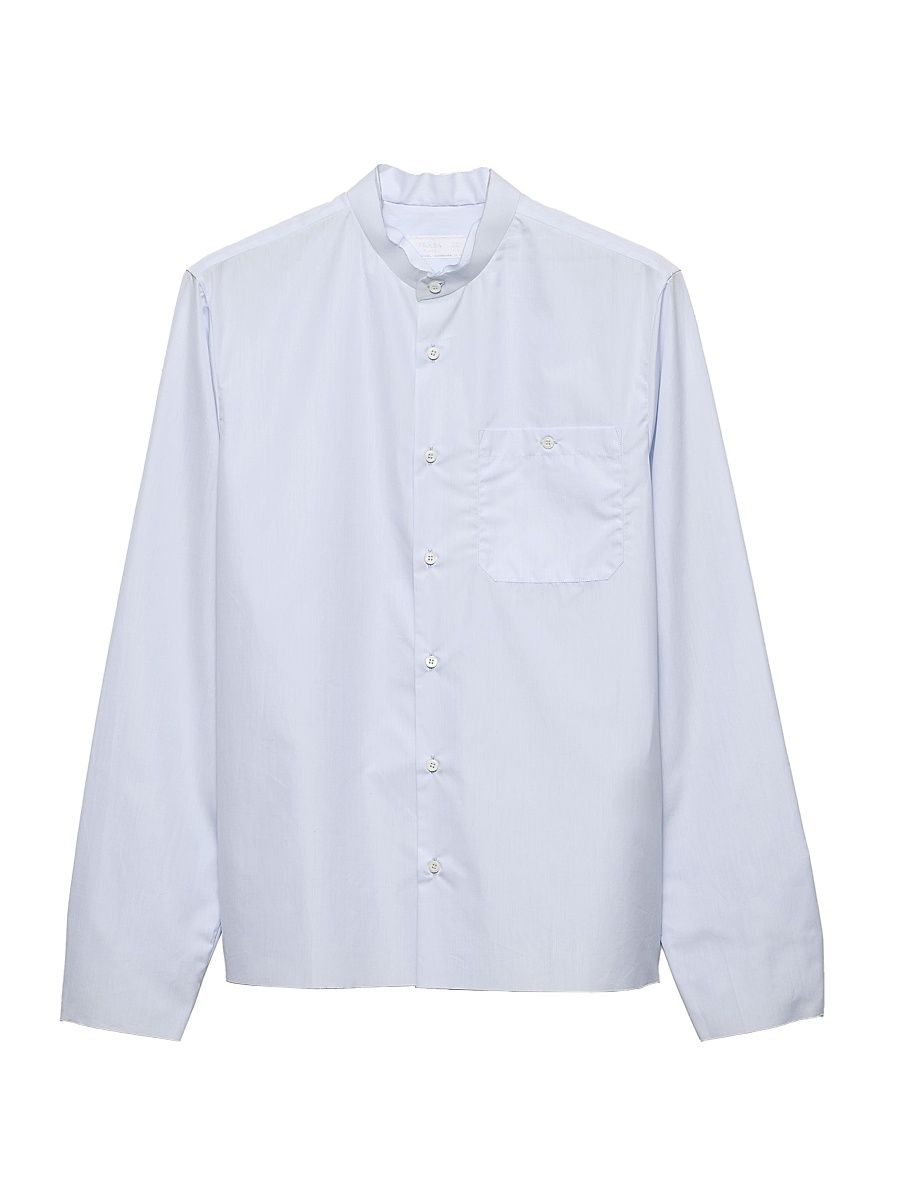 Men's Cotton Shirt - Blue - Size 15.75