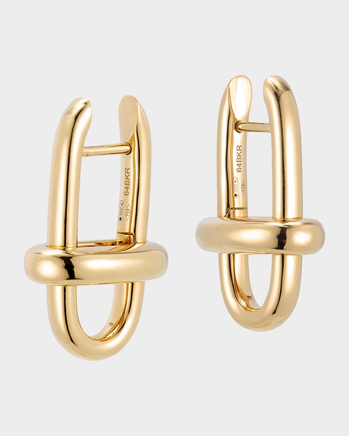 Iconica 18K Yellow Gold Link Earrings