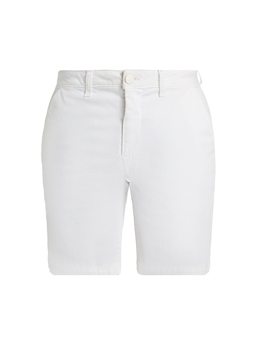 Men's Cruise Chino Flat Front Shorts - Blanc - Size 38