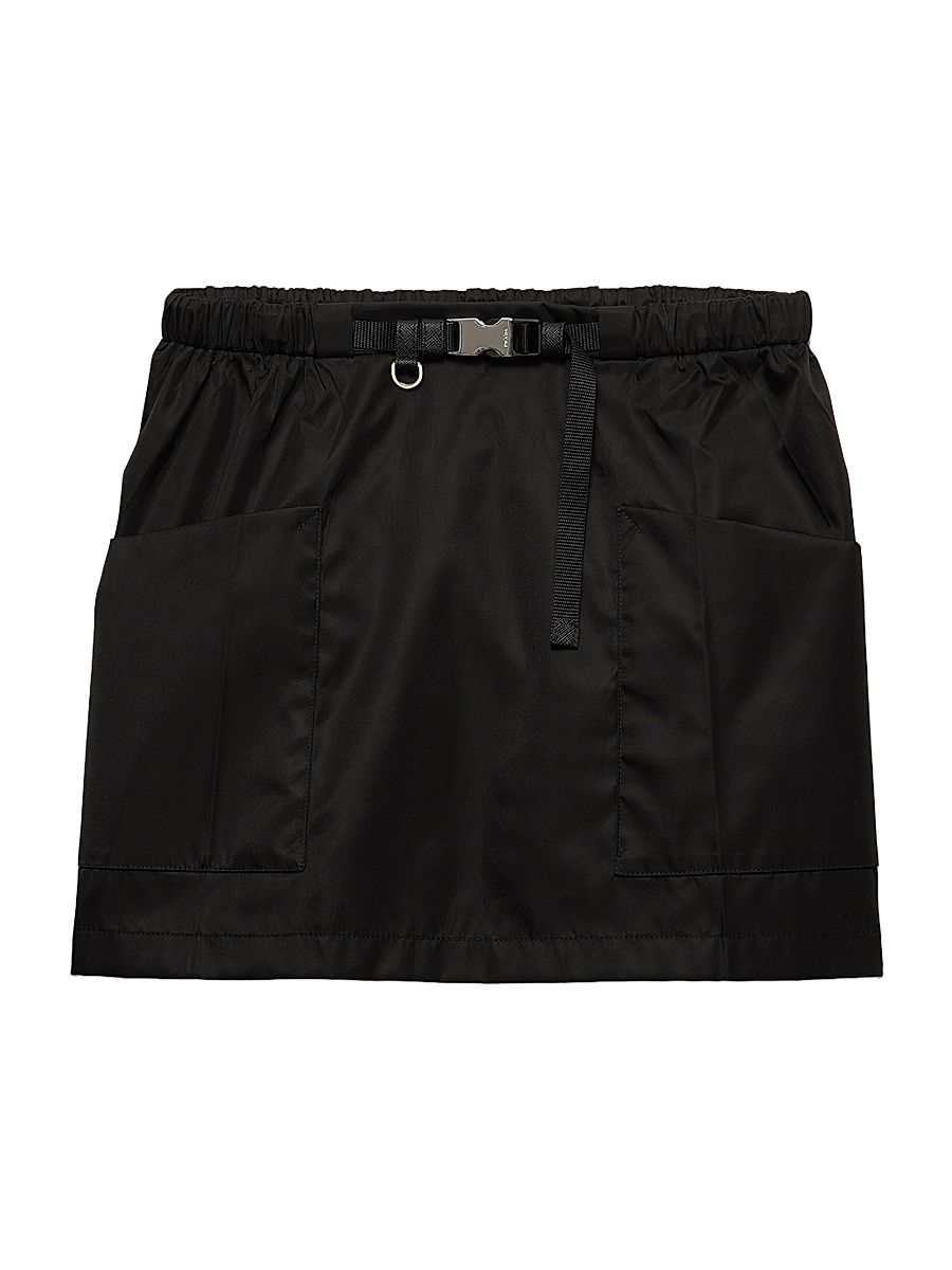 Women's Re-Nylon Mini Skirt - Black - Size 6