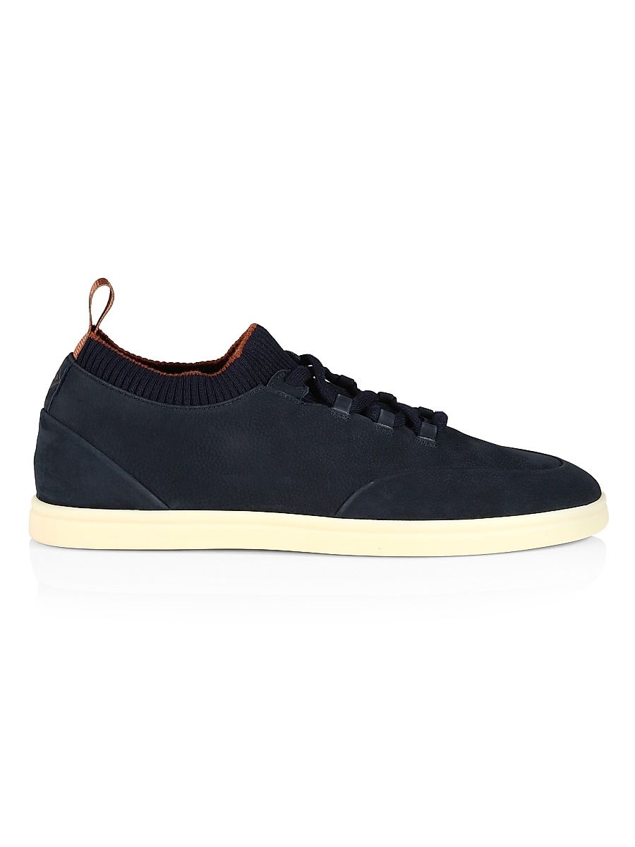 Men's Soho Walk Suede Sneakers - Dark Blue - Size 9.5
