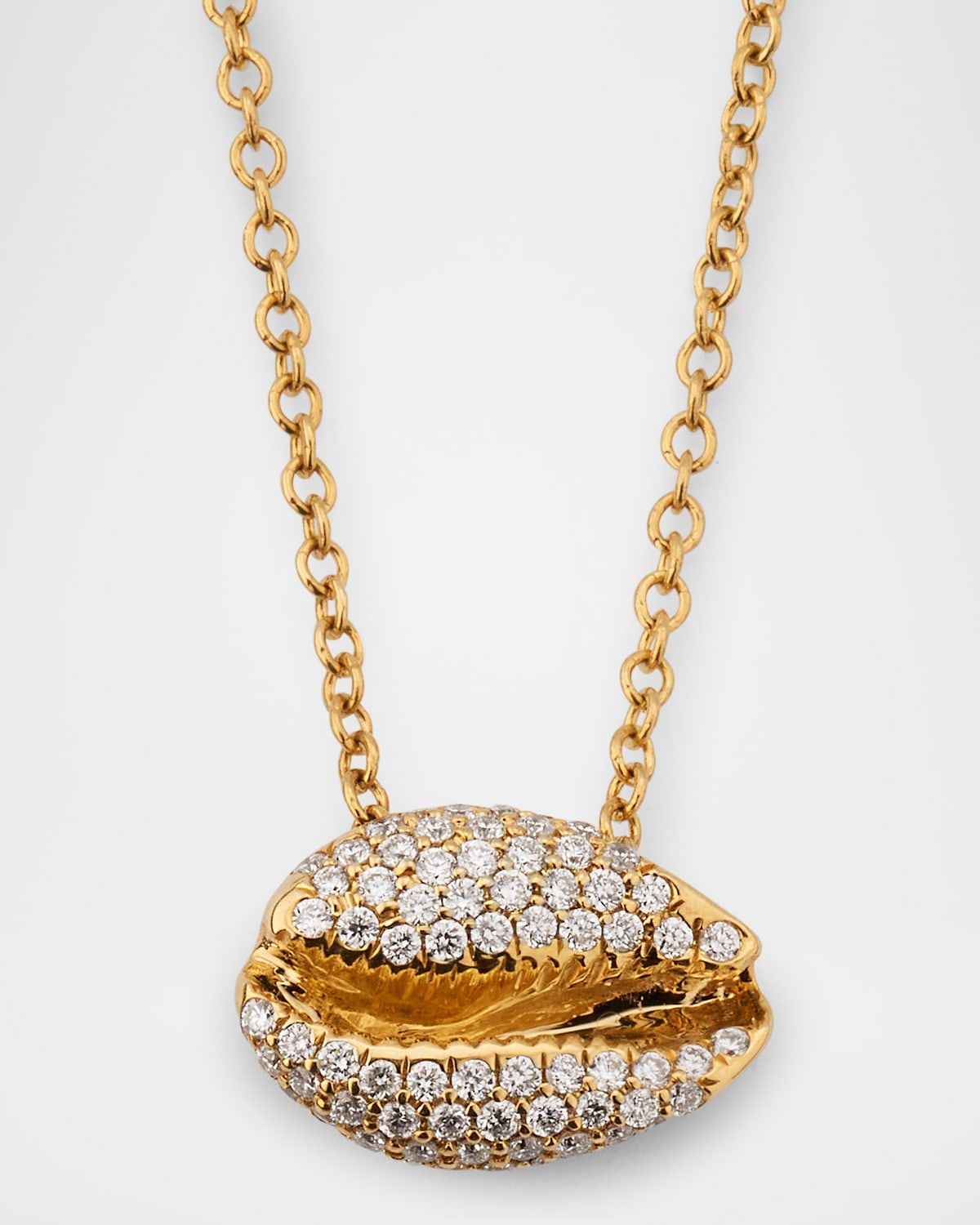 18K Le Cauri Petite Pave Diamond Necklace