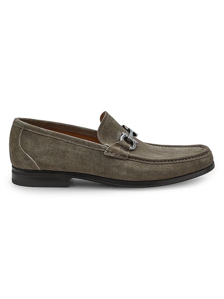 Men's Grandioso Suede Loafers - Safari New Biscotto - Size 12
