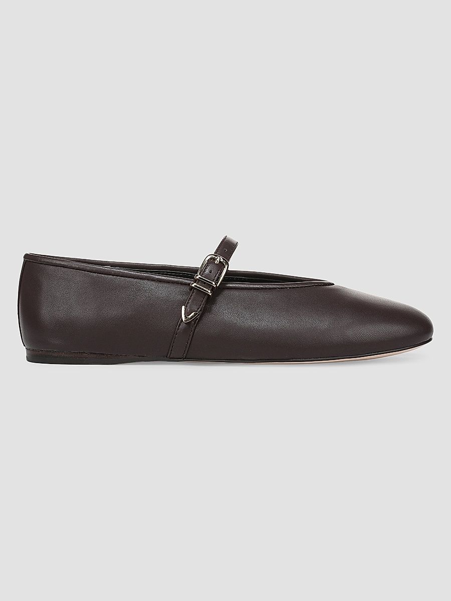 Women's Margot MJ Leather Mary Janes - Chocolate - Size 5