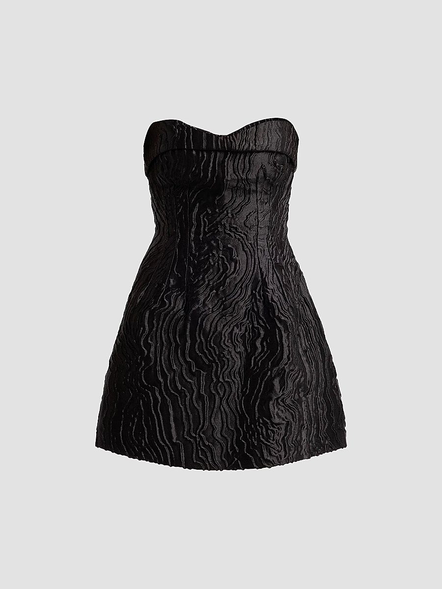 Women's Darcie Strapless Mini Dress - Black - Size 8