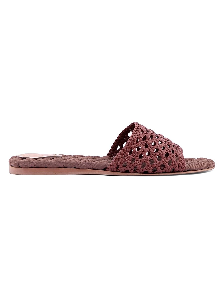 Women's Mia Quilted Slide Sandals - Cocoa - Size 9