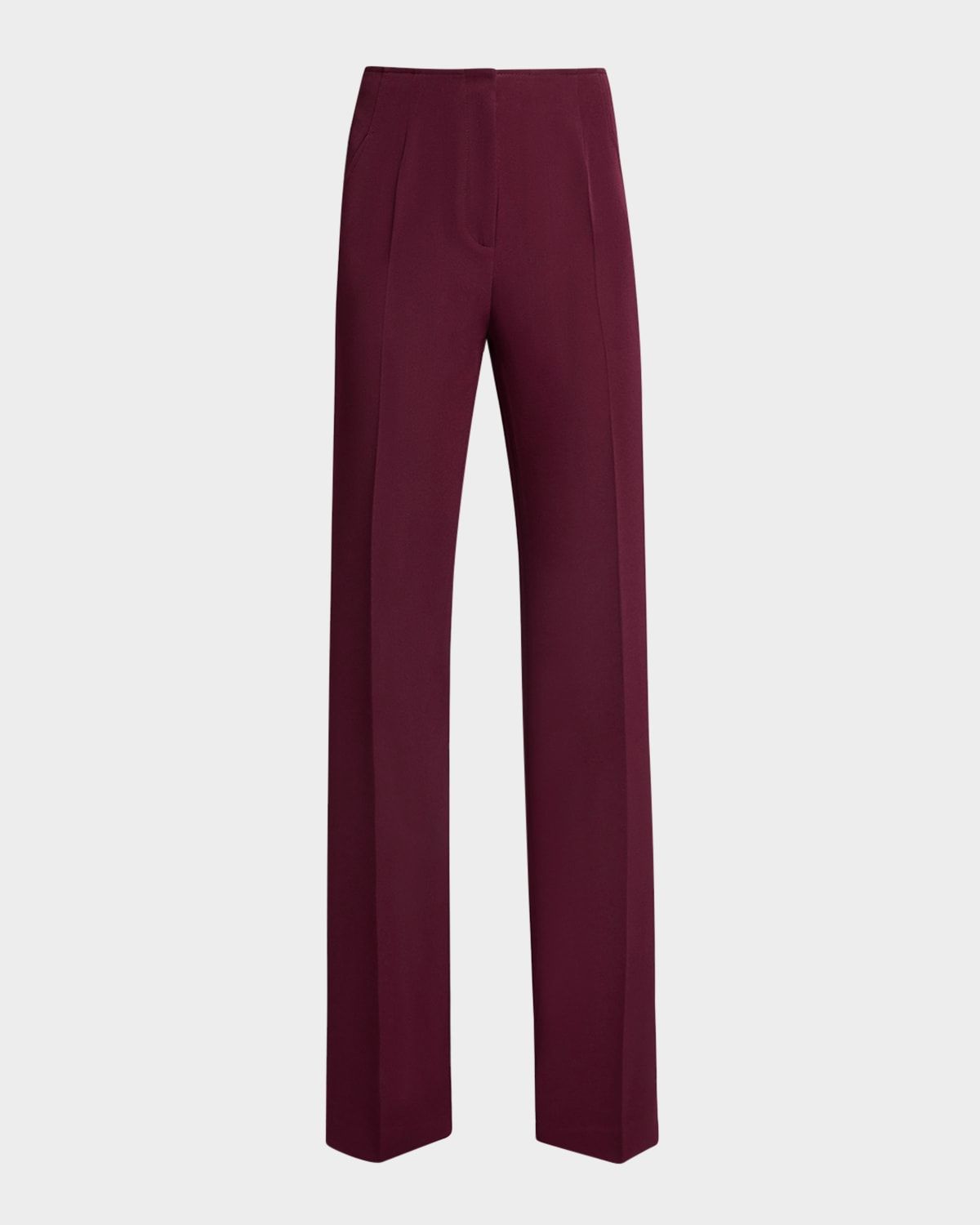 Straight-Leg Pants with Slanted Pockets