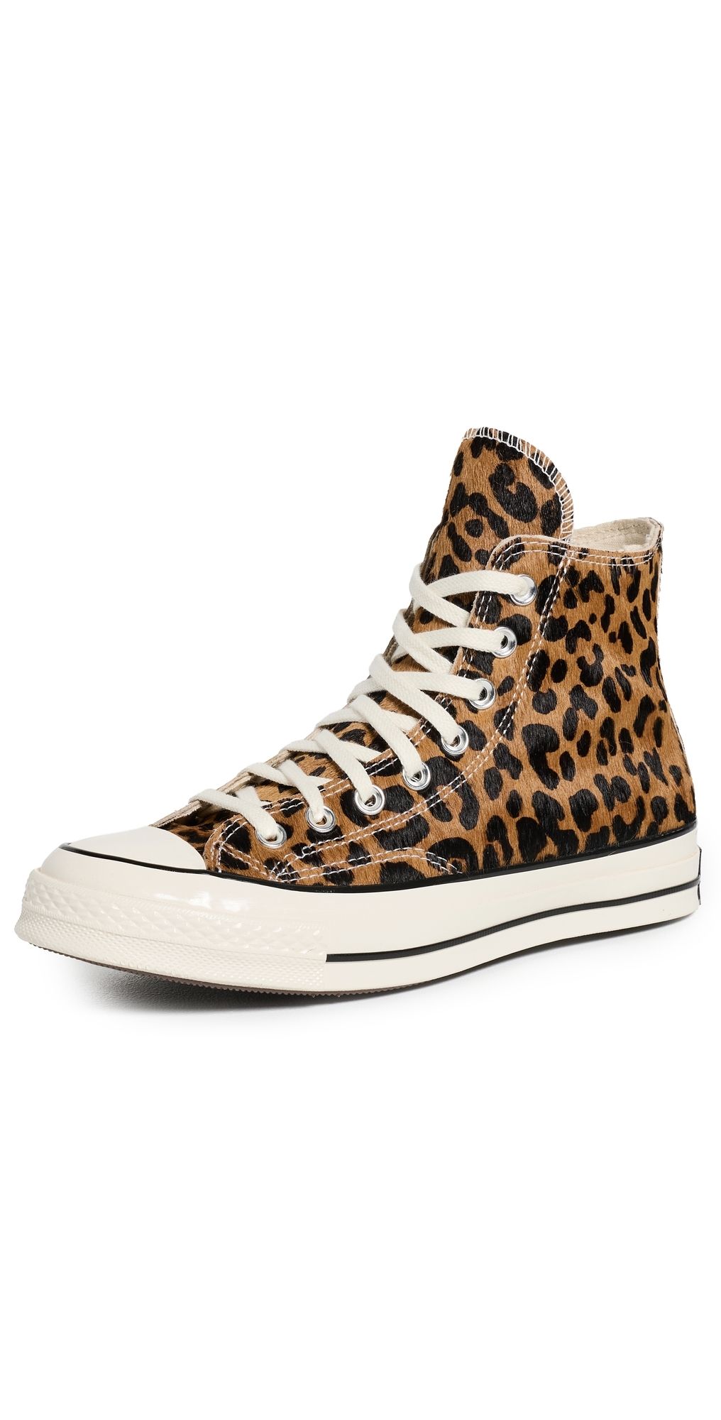 Converse Chuck 70 Leopard Pony Hair Sneakers Black/Natural Ivory/Egret M 9/ W 11