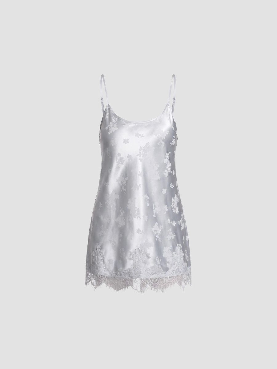 In Bloom Women's Shane Chemise Nightgown - Silver - Size XL