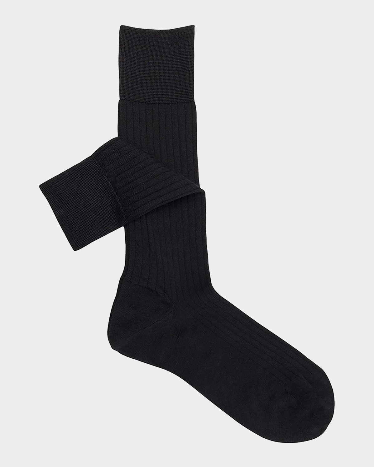 Men & apos;s Cashmere-Silk Crew Socks