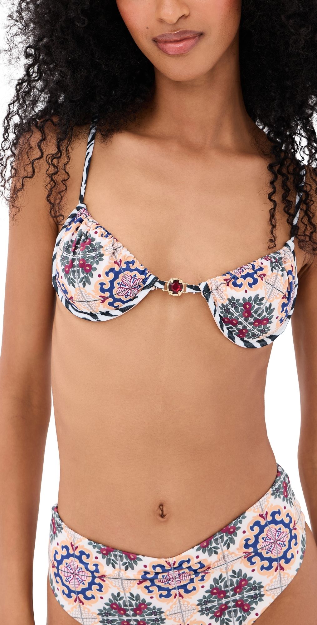 Bananhot Lesli Bikini Top Concorde Bloom XS