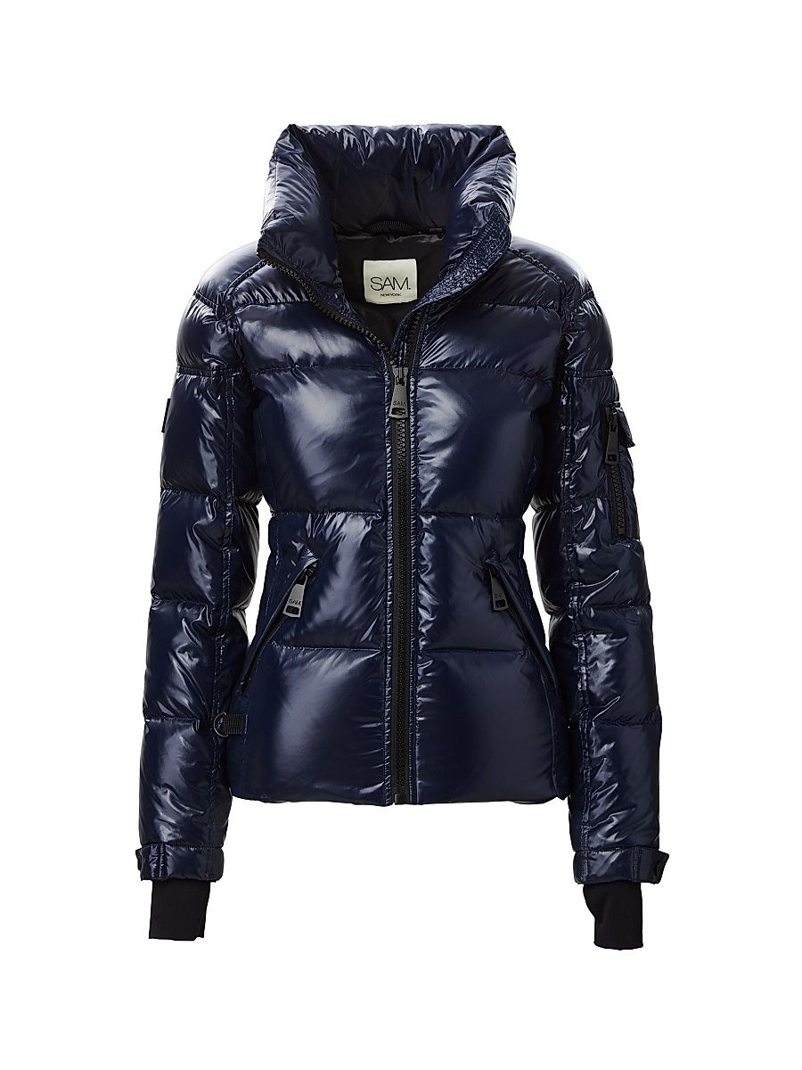 Little Girl's & Girl's Freestyle Down Jacket - Dark Marine - Size 12