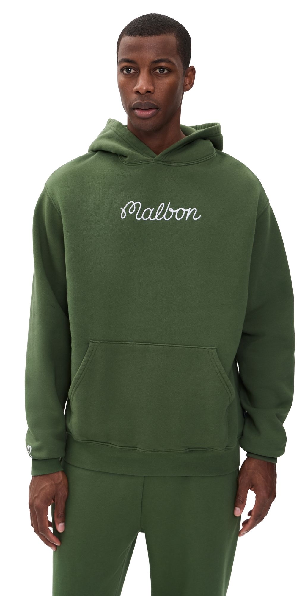 Malbon Fesque Hoodie Olivine S