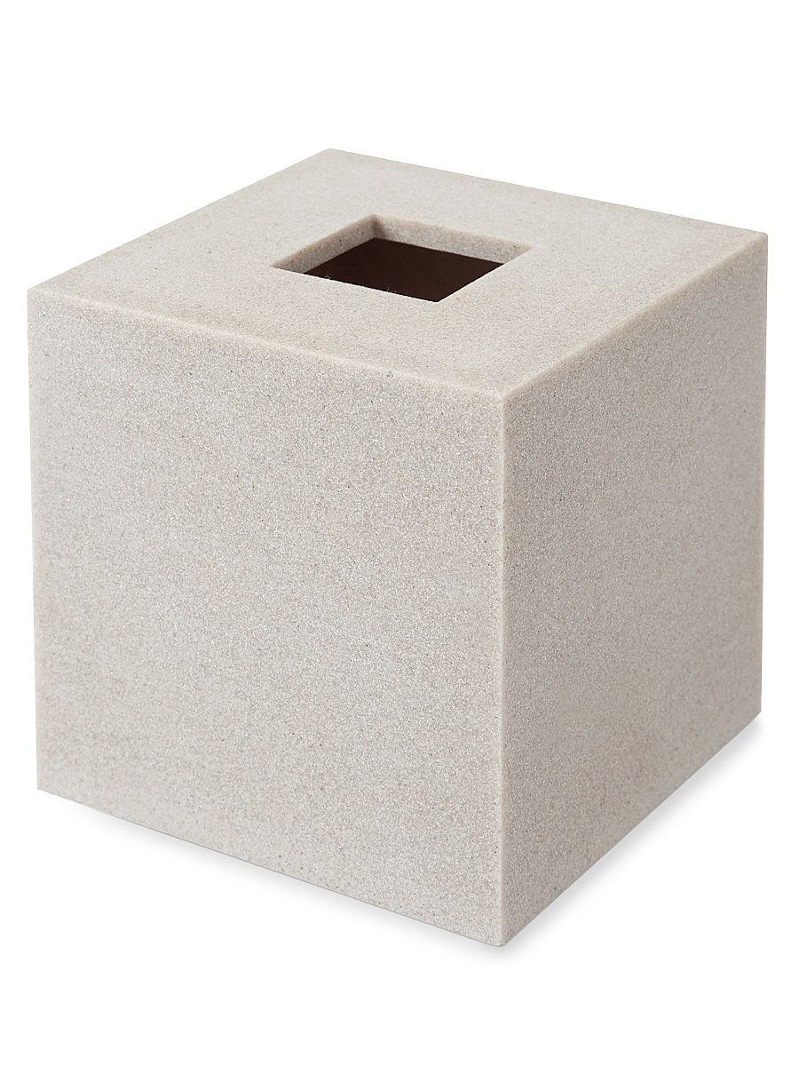 Slate Tissue Holder - Ivory