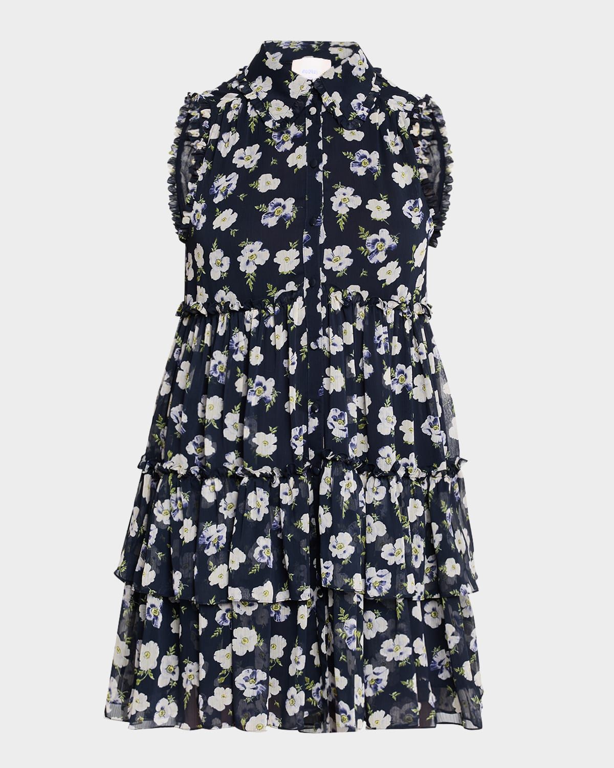 Becci Floral Sleeveless Mini Dress