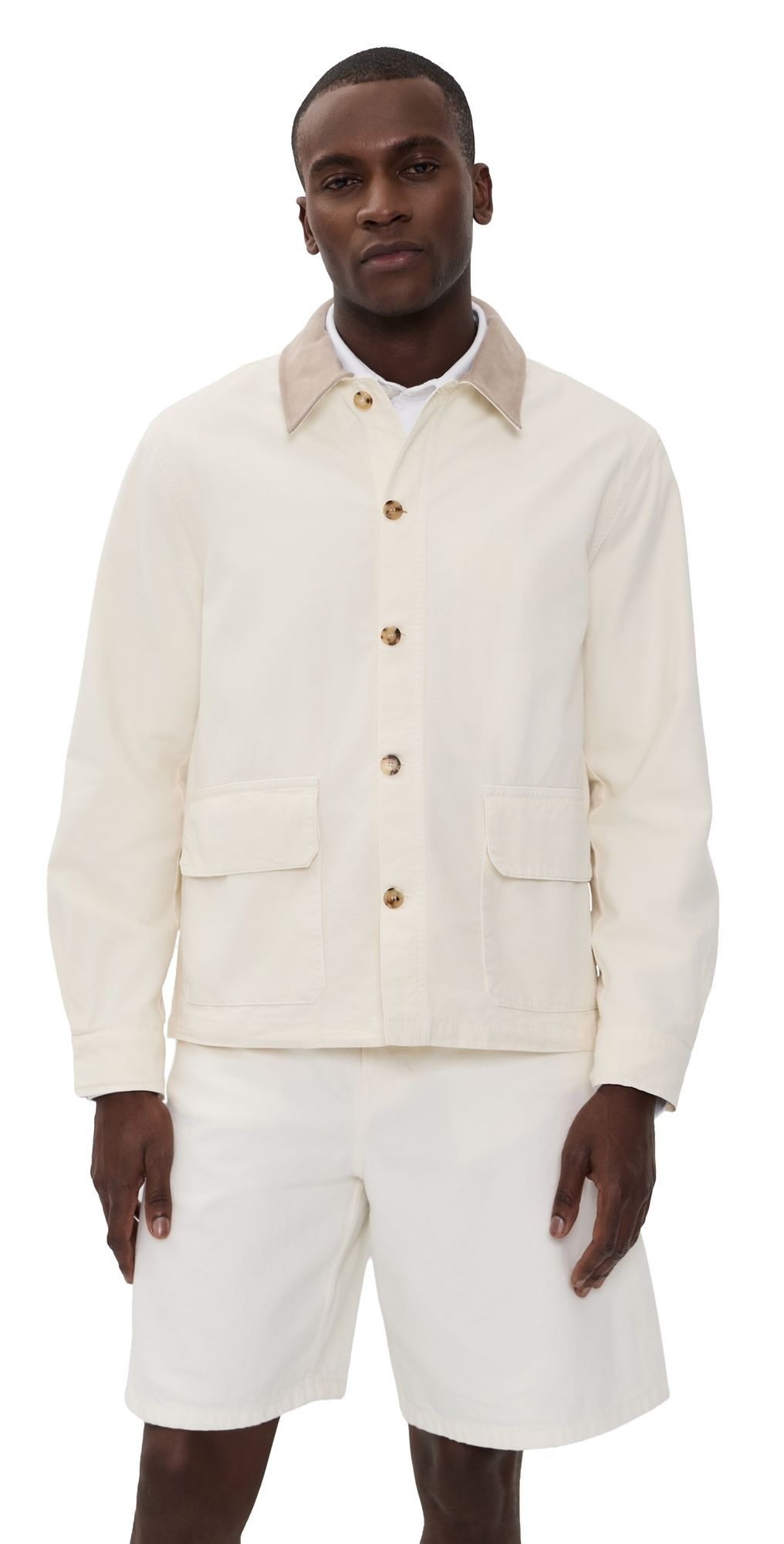 FRAME Canvas Jacket Off White S