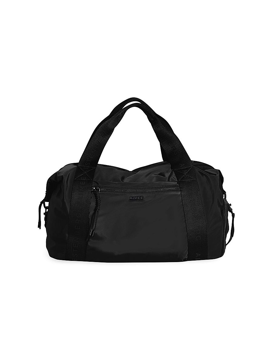 Women's Nylon Duffle Bag - Black