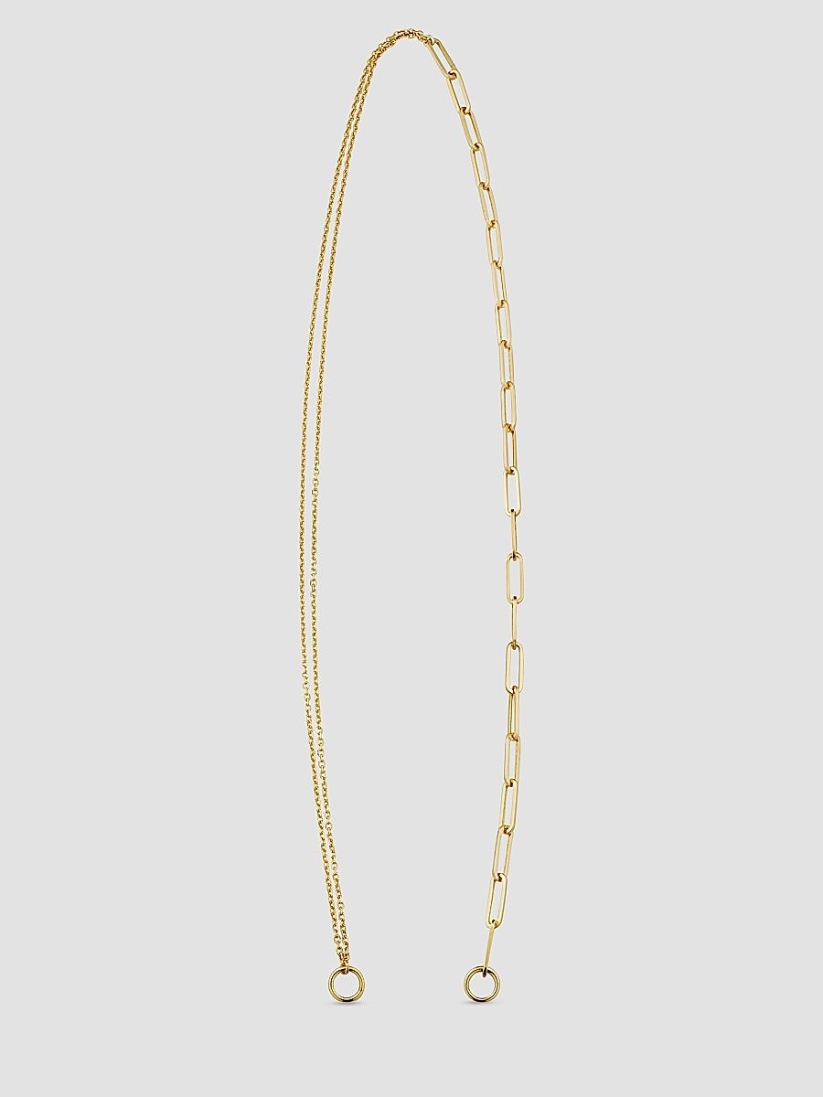 Women's Rimini Venice Mixed-Link Split Chain in 14K Yellow Gold - Gold - Size 20