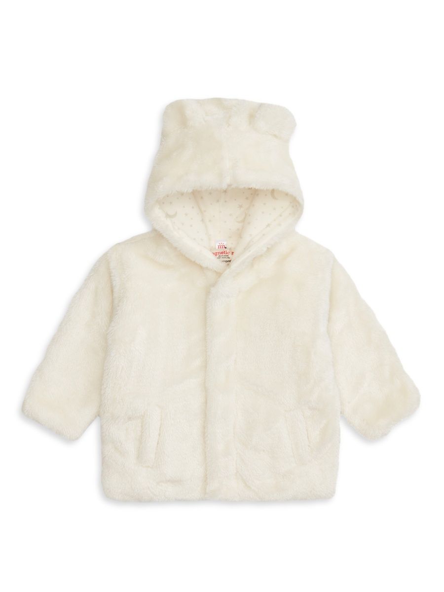Boy's Baby Boy's Winter Sky Minky Bear Jacket - Winter - Size 18 Months