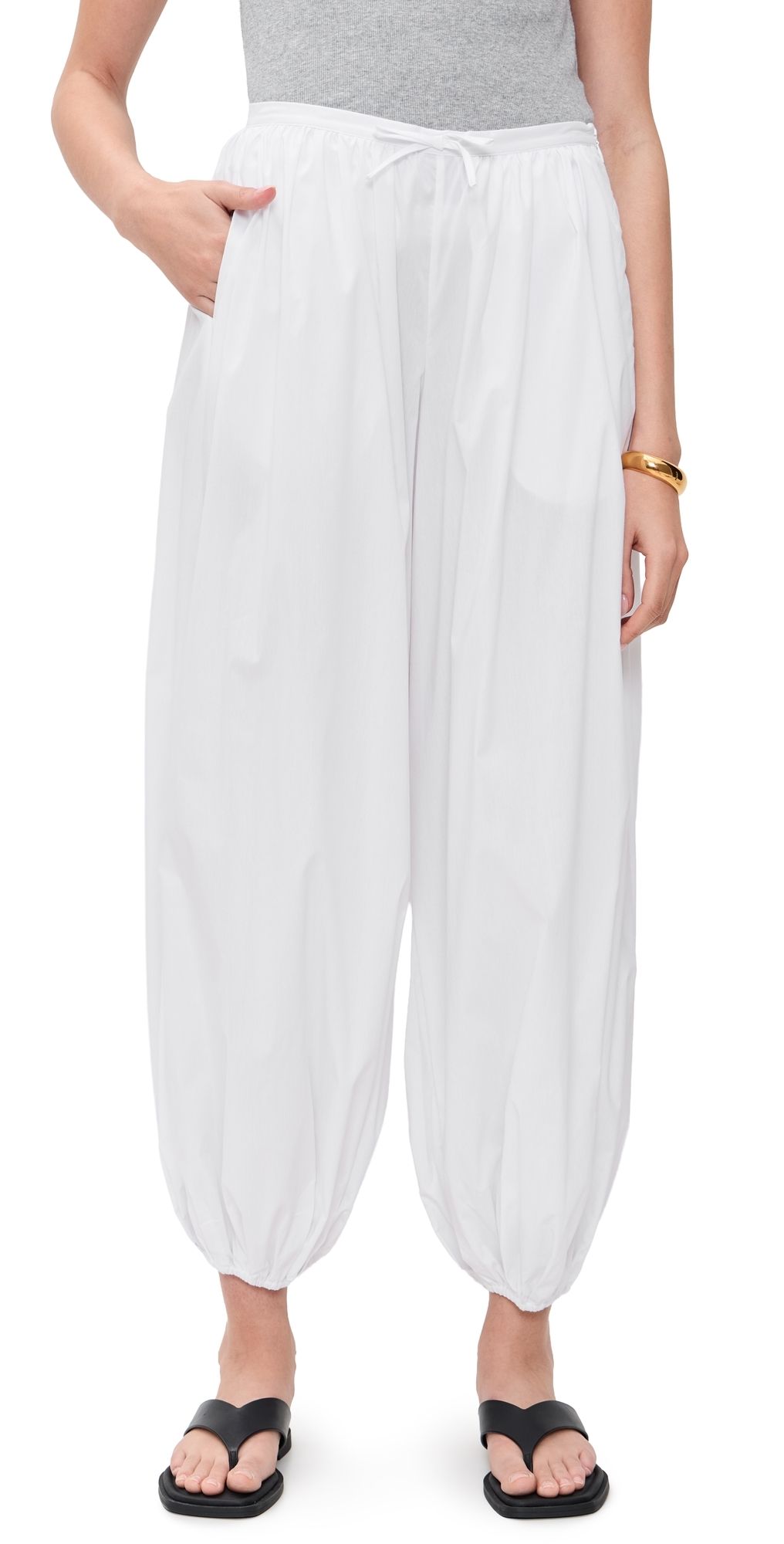CAROLINE CONSTAS Melinda Balloon Pants White XL