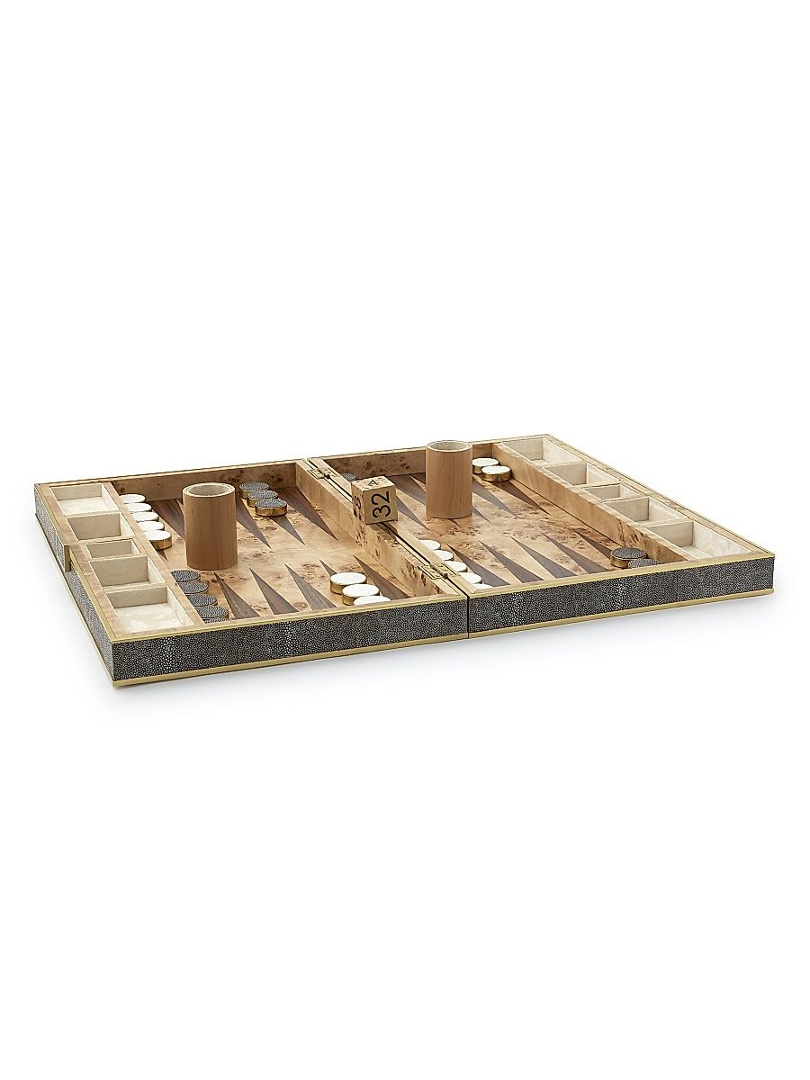 Shagreen Backgammon Set