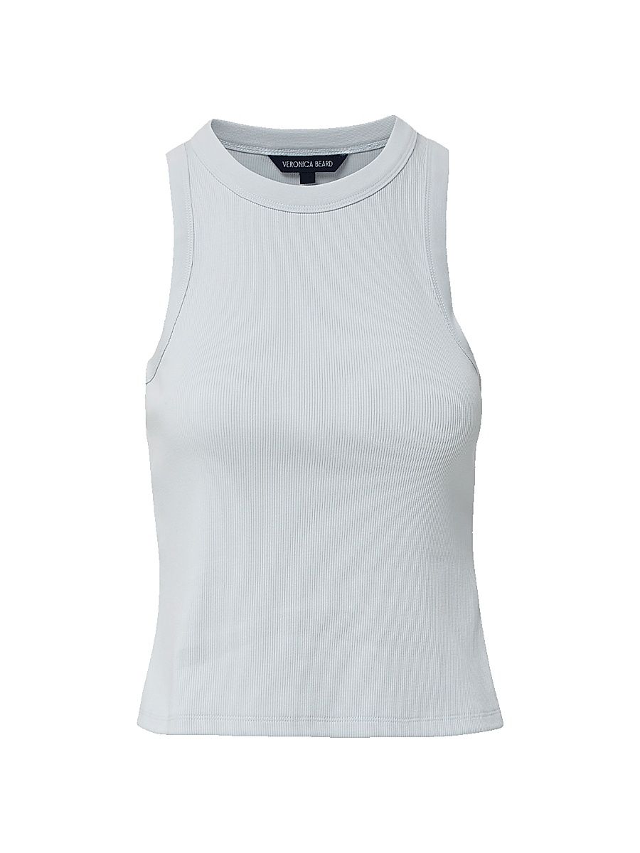 Women's Jordyn Stretch-Cotton Tank - River Mist - Size Large