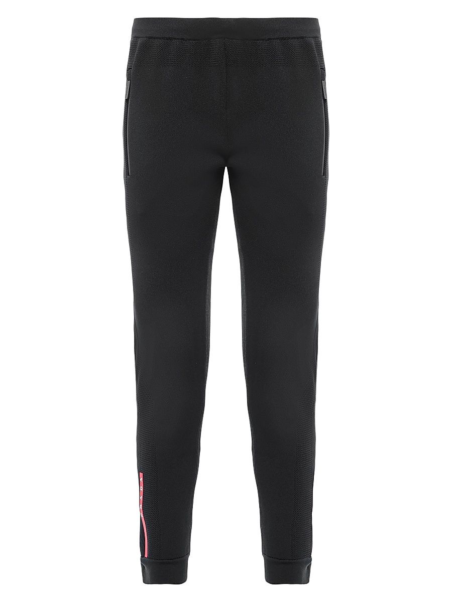 Men's Techno Piqué Pants - Black - Size XL