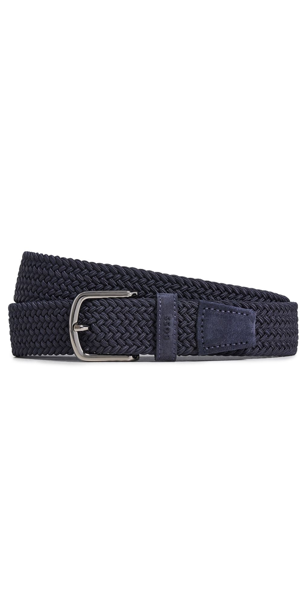 BOSS Sash Casual Woven Belt Dark Blue 40