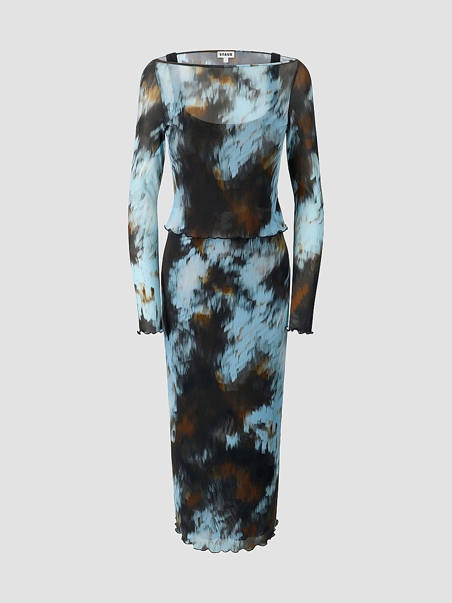 Women's Zella Abstract Maxi Dress - Night Spark - Size XL