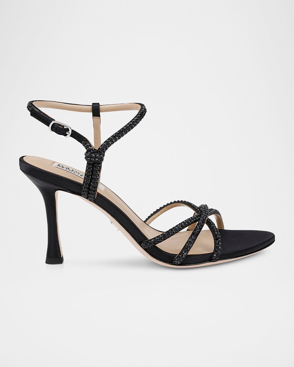 Julietta Silk Crystal Strappy Sandals