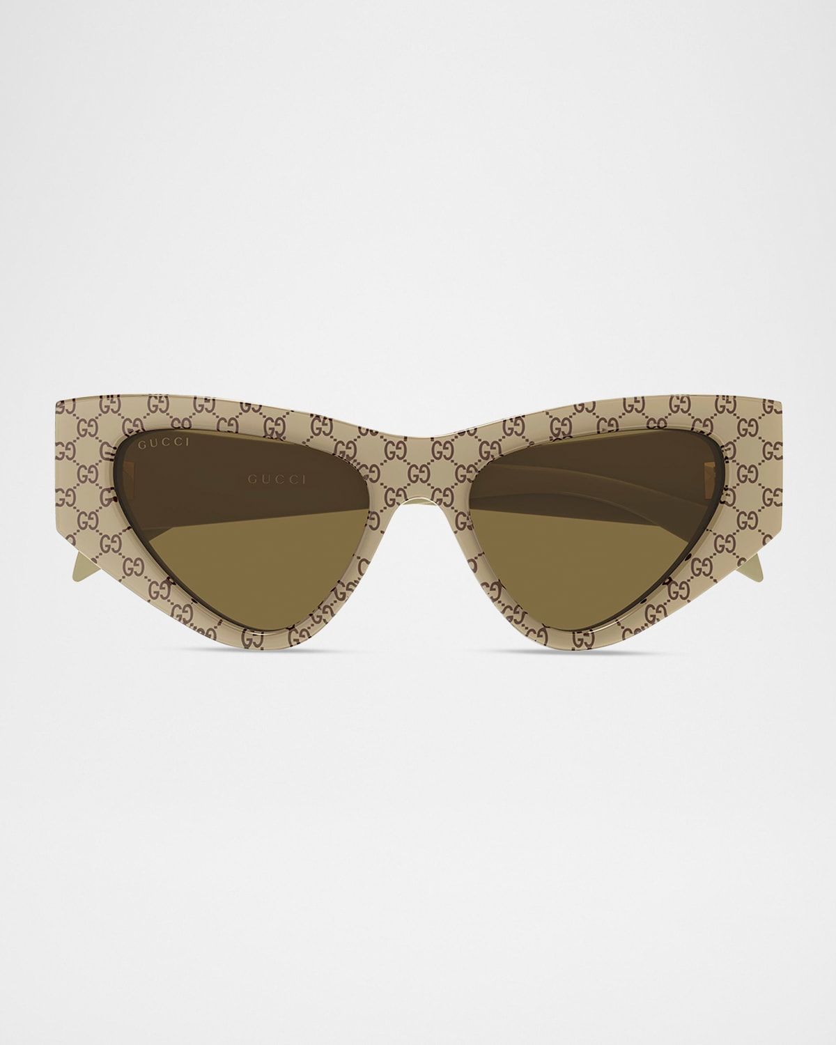 55mm Acetate Oval Sunglasses