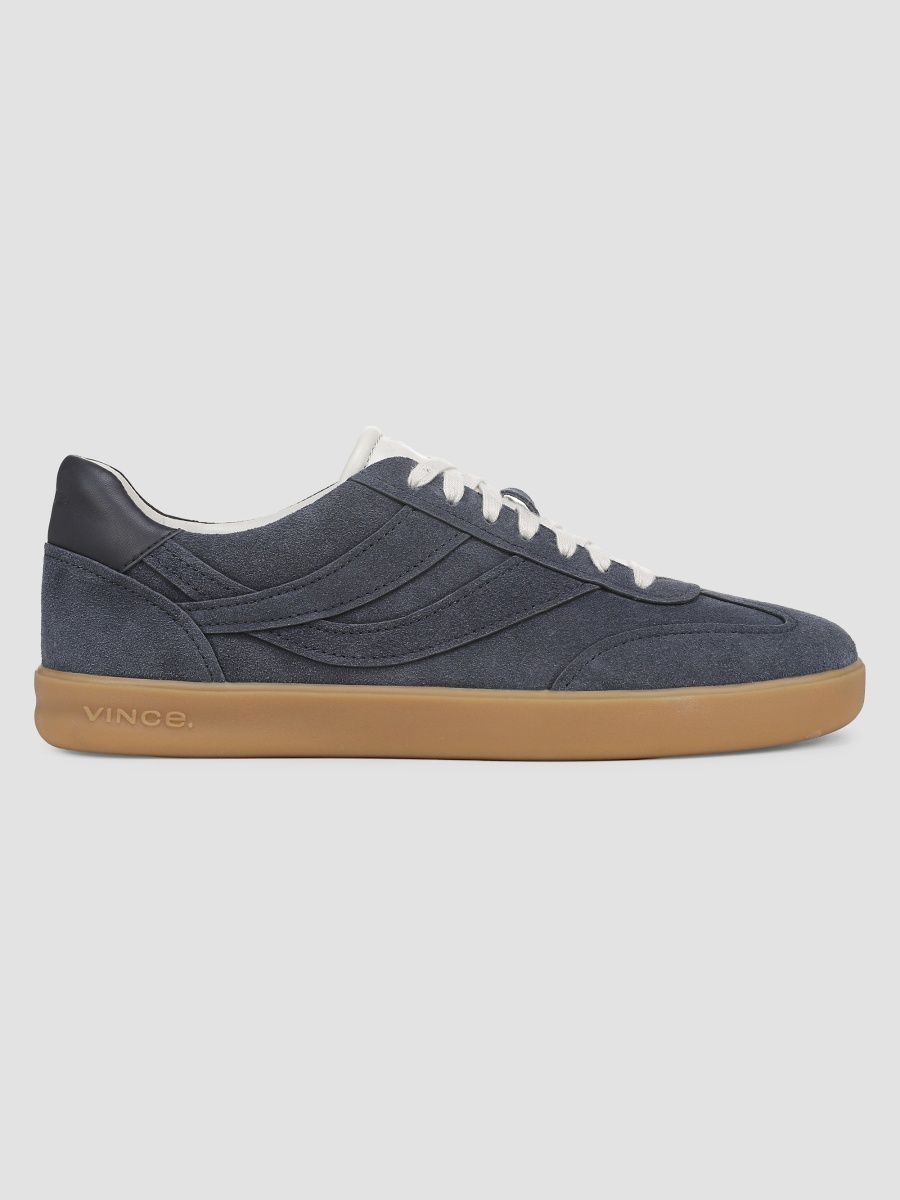 Vince Men's Oasis Suede Low-Top Sneakers - Late Evening Coastal - Size 13