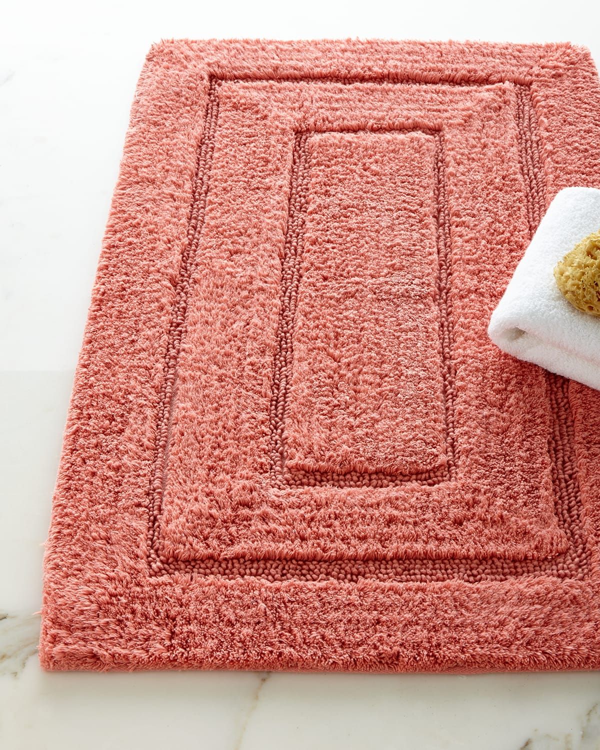 Tufted Cotton Bath Rug, 20" x 32"