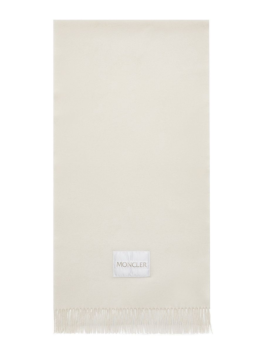 Women's Scarf in Wool Felt - White