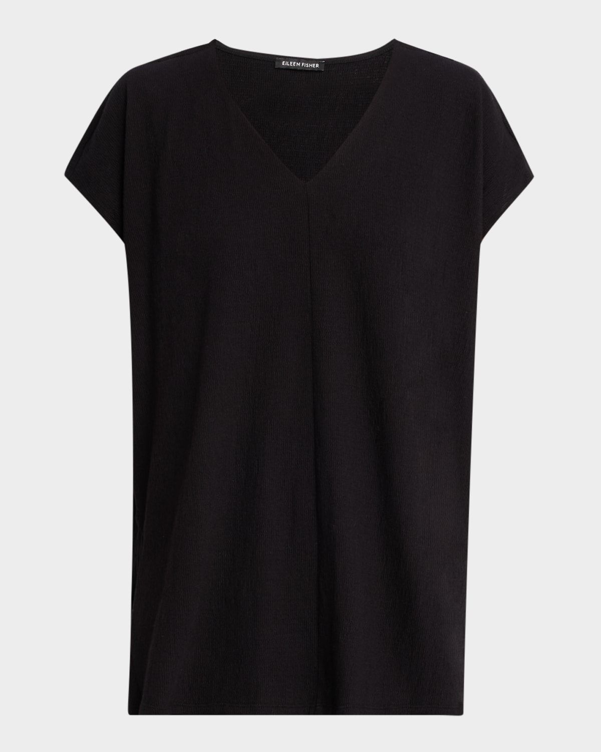 Crinkled Organic Cotton Jersey Tunic